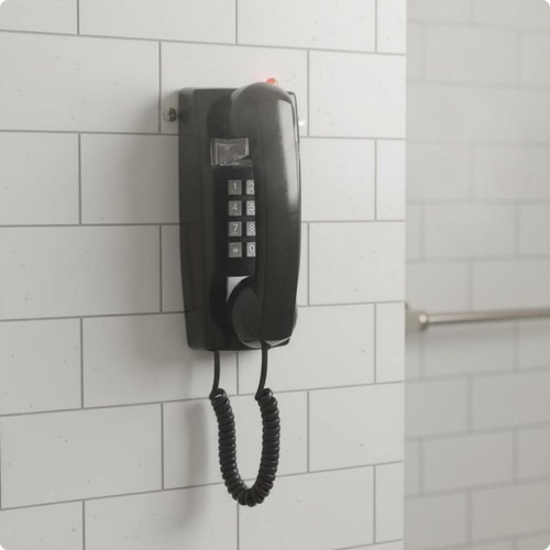 Wandtelefon mit wählscheibe - wandtelefon,