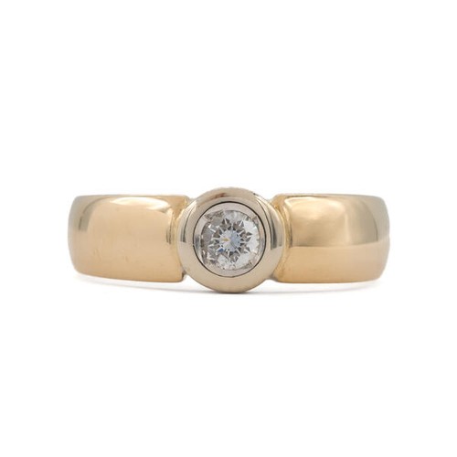 Ring mit brillantsolitär - mit,