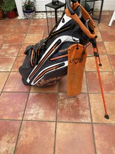 Callaway Standbag, Grau/Weiß/Orange mit Schlägertuch
