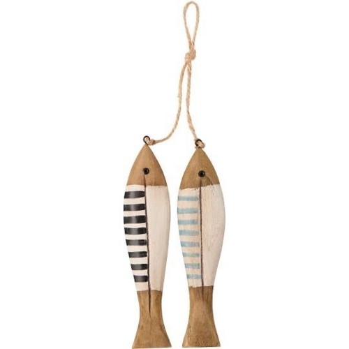 Fische 2er set mit schnur - 2er,