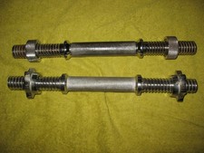 2 Hantelstangen 30mm Gusseisen
