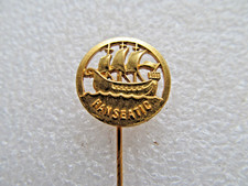 alte Anstecknadel - Hanseatic Linie Hapag-Lloyd - Nadel 800 Silber ca. 1,7 cm