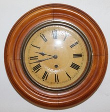 wand uhr junghans holz rund