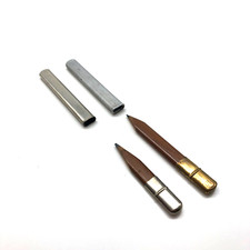 Taschenbleistift Metall Taschenstift Pencil Bleistifte 2 Stück antik