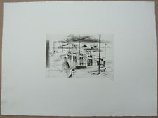 Herbert Lentz: Radierung handsigniert