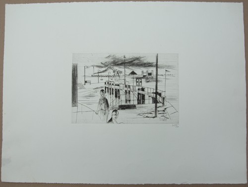 Herbert lentz radierung - herbert, lentz: