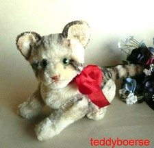 alte STEIFF KATZE gegliedert