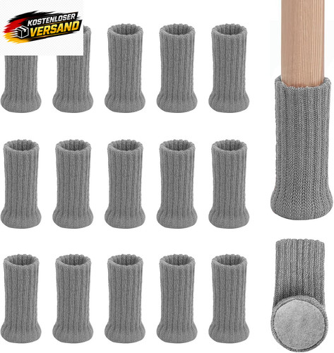 Stuhlbeinsocken mit filzpads - stuhlbeinsocken,