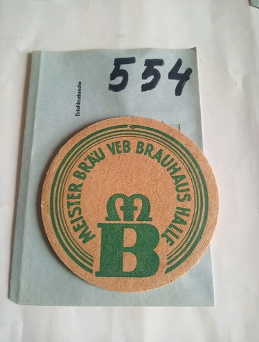 Stück ddr bierdeckel veb - stück, bierdeckel,