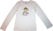 Balbina Langarmshirt NEU weiß Märchenmotiv Fee Engel Gr.L