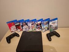 Sony PlayStation 4 Slim 500GB Spielkonsole - Schwarz + Controller und 7 Spiele