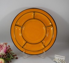 Thomas Scandic gelb - Fondueteller / Menüteller  / Teller geteilt Ø 25 cm.