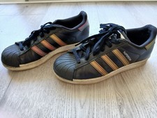 Schuhe von Adidas für Gr. 38 Superstar schwarz bunt