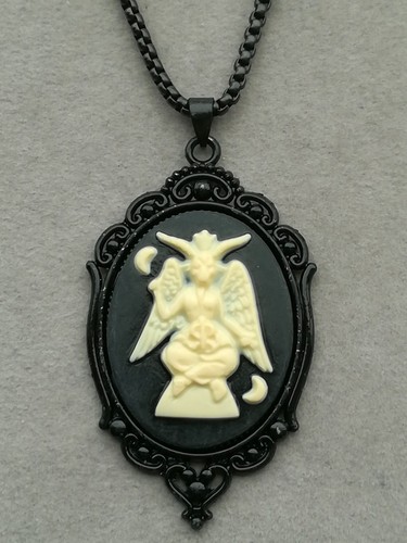 Baphomet anhänger mit - baphomet,