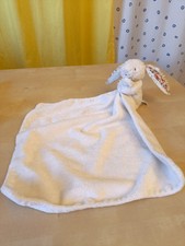 JELLYCAT Hase mit Schnuffeltuch Schmusetuch weiß mit Blumen Kuscheltuch Baby