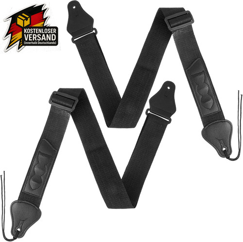 Gitarrengurt set verstellbar - gitarrengurt,