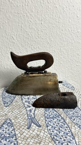 Antikes bügeleisen - antikes,