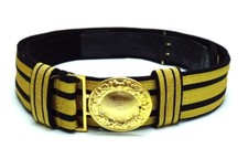 Feldbinde gold mit schwarzen