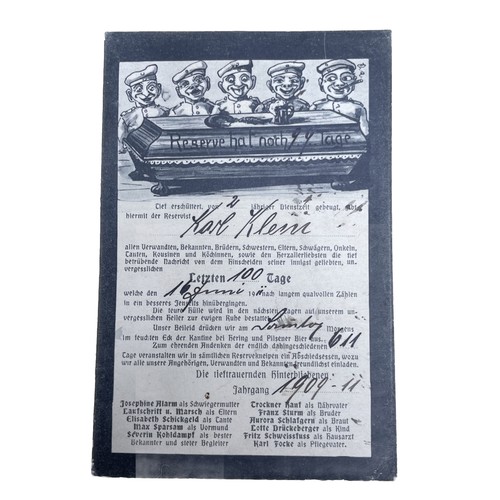 Postkarte reserve hat - noch, 99