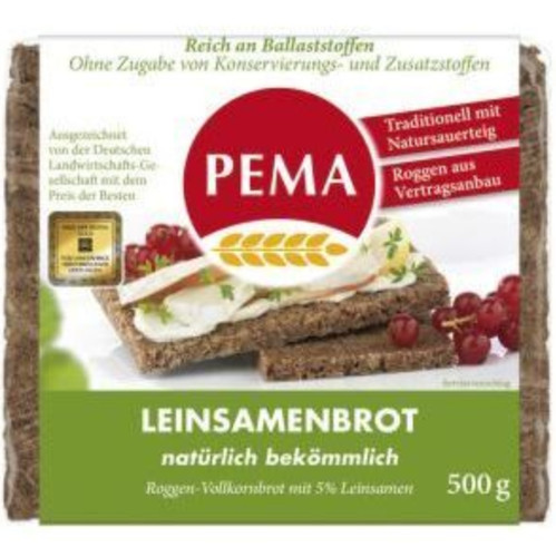 Pema leinsamenbrot 6x500 - pema,
