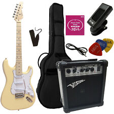 E GITARRE SET, CREME WEIß