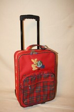 Spiegelburg Felix Kinder Reisekoffer Trolley rot  kariert Hase Tasche TOP