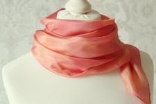 Seidentuch terracotta Tuch aus