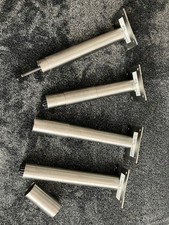 4x Schrankfüße Länge 21 cm Minimum, Maximum 25 cm höhenverstellbar Metall