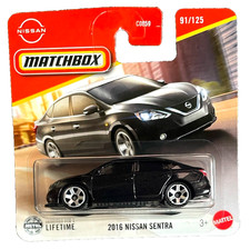 Matchbox 2016 Nissan Sentra 91/125 2025 1:64 Modellauto Kinder Spielzeug Sedan