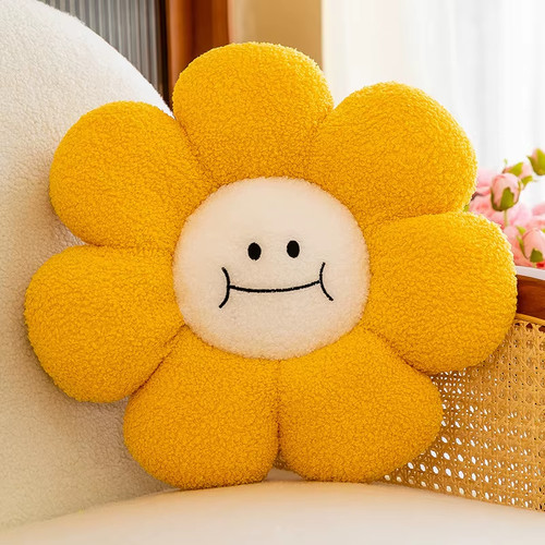 Sonnenblume plüsch kissen - plüsch,