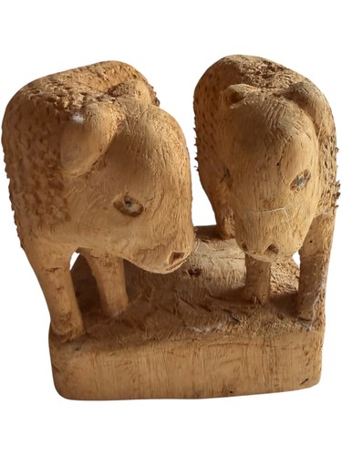 Handgeschnitzte holzfigur - handgeschnitzte,