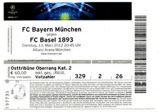 Ticket EC Bayern München - FC