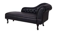Chesterfield Sofa Relaxliege Recamiere Kunstleder Ottomane Loungesofa Loft Couch