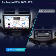 DAB+ 4+64G Für Toyota RAV4 2005-2013 Autoradio Android 13 Apple Carplay GPS Navi