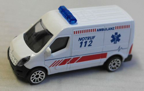 Majorette renault master - majorette, weiß