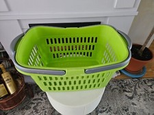 Rival Einkaufskorb Kunststoffkorb Tragekorb Henkelkorb - Grün - 50x29x24 cm