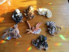 7 x Tier Kühlschrankmagnet 3D Löwe Gorilla Dino Fledermaus Chamäleon Nilfperd