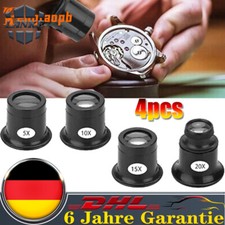 Lupe VergrößErn Brillen Lupen Uhr Reparatur Set für Uhren Schmuck 5X 10X 15X 20X
