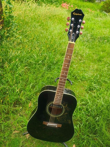 Epiphone 100 black - dr-100, eb