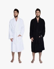 Puma Herren Bademantel Saunamantel 100% Baumwolle weiß Gr. L