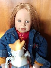   Künstlerpuppe "Melanie"  Brigitte Paetsch.,  Zapf . Zertifikat