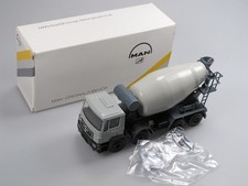 Conrad MAN 4-Achs Fahrmischer Betonmischer grau neutral 1:50 OVP seltene Farbe