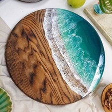 15 " Holz Und Epoxid Ecke