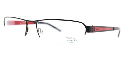 Jaguar brille schwarz rot - brille,