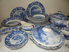 Palissy Pottery England Thames River Scenes blau: Auswahl