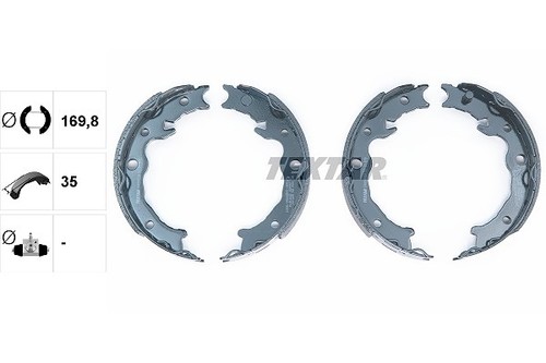 Textar bremsbackensatz - textar,