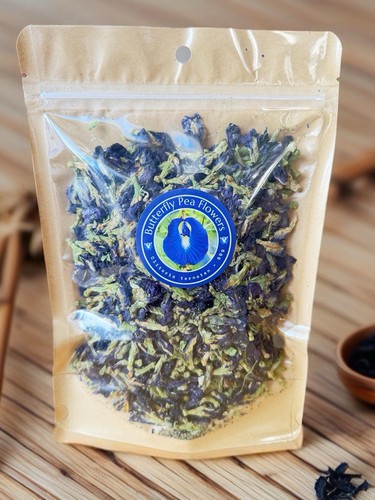 Butterfly pea flowers tee - pea,