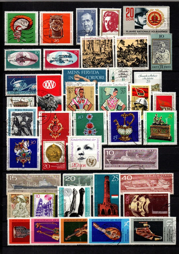 Briefmarken ddr 1971 - 1971, gest