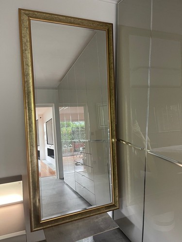 Großer spiegel mit goldenen - großer,