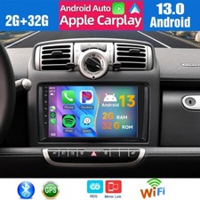 Android 14 Für Smart Fortwo 451 2005-2010 Autoradio GPS Navi BT CarPlay 2+32GB